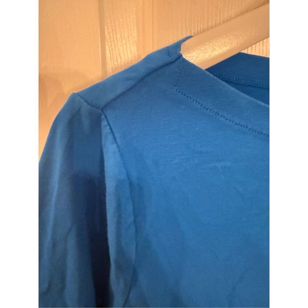 Lauren Ralph Lauren Royal Blue Short Cuffed Sleeve Boat Neck Too sz XL EUC - Picture 4 of 7